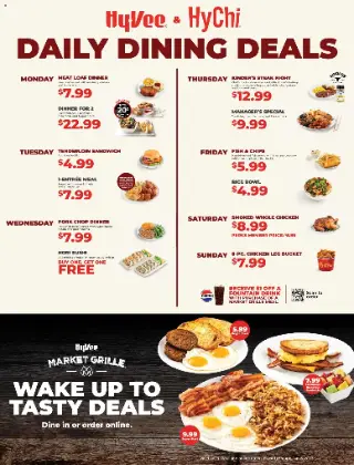 HyVee Daily Dining Deals cover