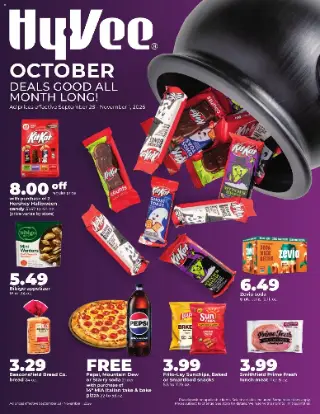 HyVee Monthly Ad cover
