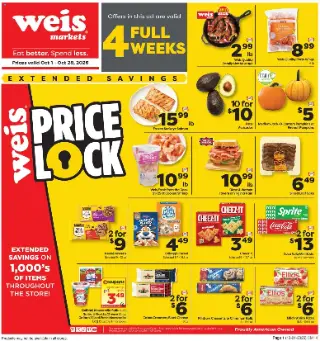 Weis Monthly Ad cover