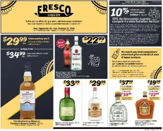 18+ Fresco y Más Alcohol Flyer cover