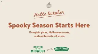 Fresh Thyme Monthly Ad cover
