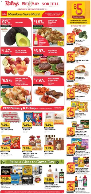 Raley's Weekly Ad 10/07 - 10/13 cover