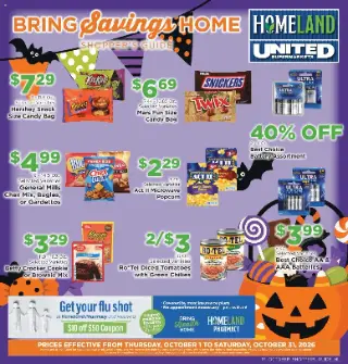 Homeland Bring Savings Home Shopper's Guide cover