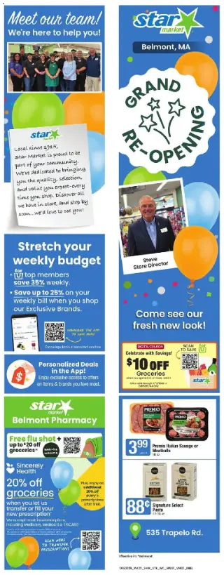 Star Market Gramd Opening cover