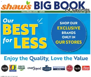 Shaw's Big Book of Savings cover
