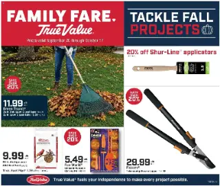Family Fare True Value Ad cover