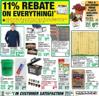 Menards Weekly Ad cover