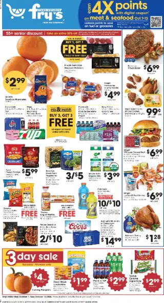Fry's Food Weekly Ad cover