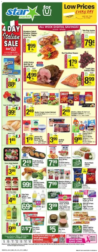 Star Market Weekly Ad cover