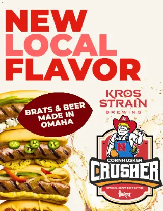 HyVee Cornhusker Crusher Brats cover