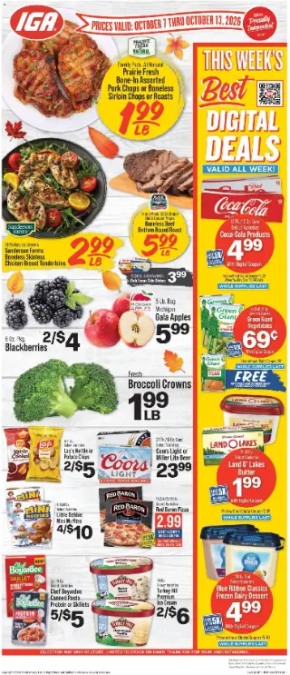 IGA Weekly Ad cover