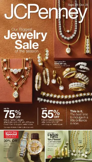 JCPenney Our Biggest Jewelry Sale of the Season cover