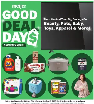 Meijer Super Sale - MI cover