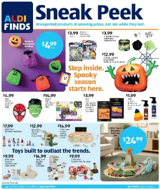 Aldi In Store Ad cover