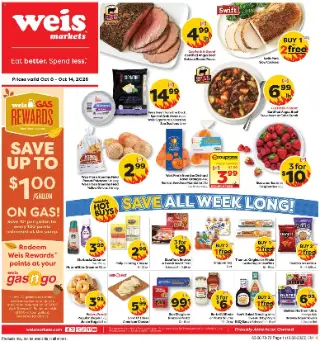 Weis Weekly Ad cover