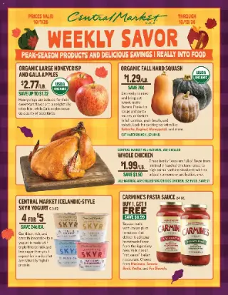 Central Market Weekly Ad cover