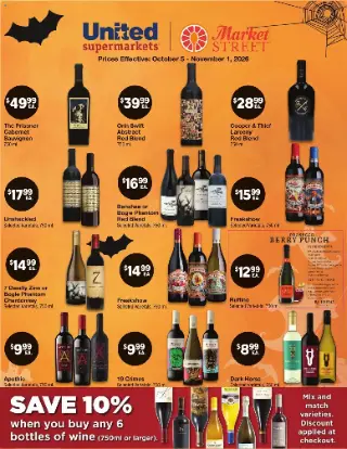 18+ United Supermarkets Alcohol Flyer cover
